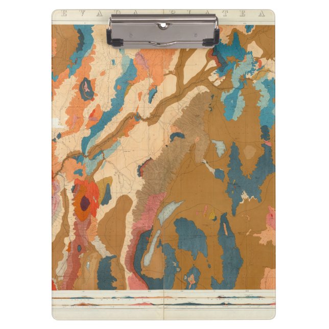 Nevada-Hochebene geologisch Klemmbrett (Vorderseite)