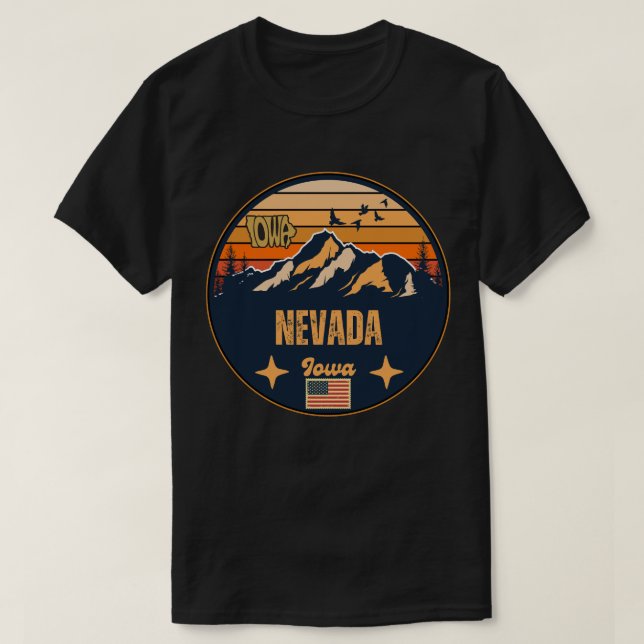 Nevada, Iowa T-Shirt (Design vorne)