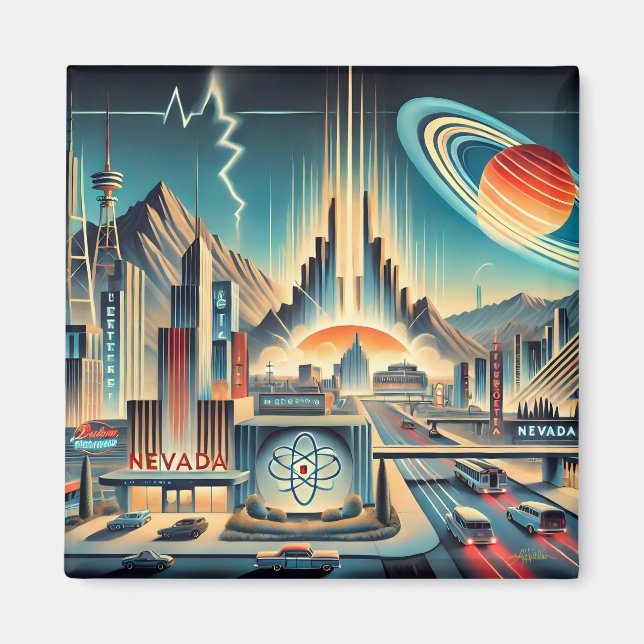 Nevada Kunst, Kunst und Kultur Magnet (Vorne)
