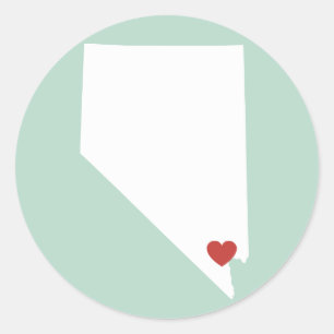 Nevada Love - Autocollant personnalisable