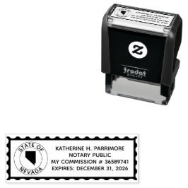 Nevada Notary Public Self Inking Kautschuk Briefma Permastempel