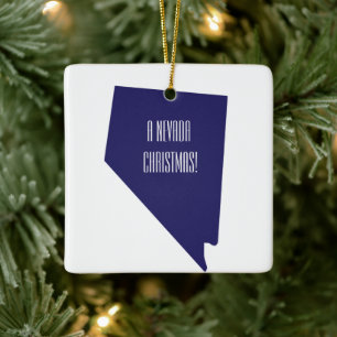 Nevada Personalisiertes Weihnachtsgeschenk Keramikornament