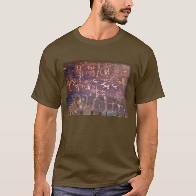 Nevada-Petroglyphe-Shirt T-Shirt (Vorderseite)