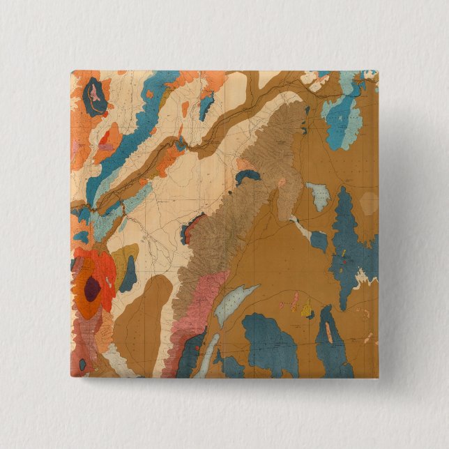 Nevada Plateau Geologie Button (Vorderseite)
