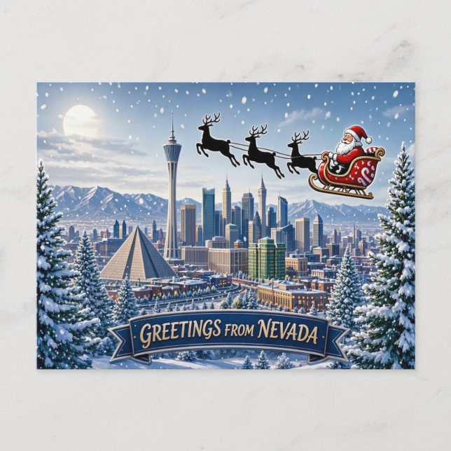 NEVADA Postkarte (Vorderseite)