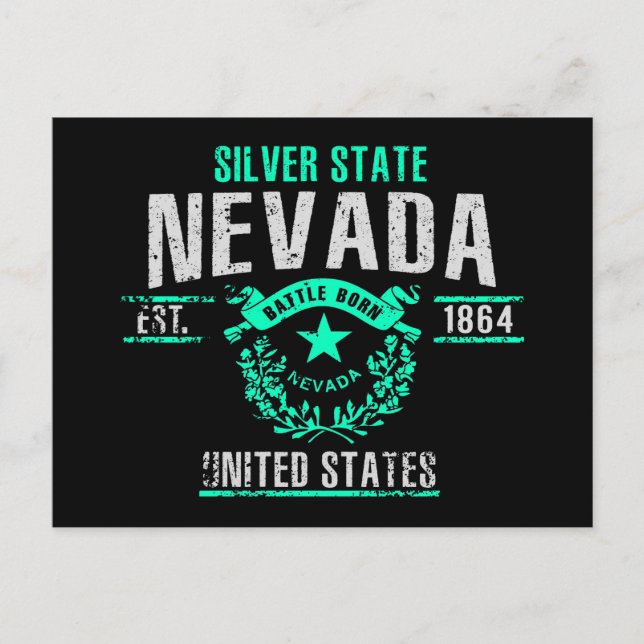 Nevada Postkarte (Vorderseite)