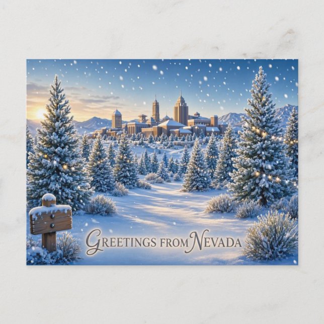 NEVADA Postkarte (Vorderseite)