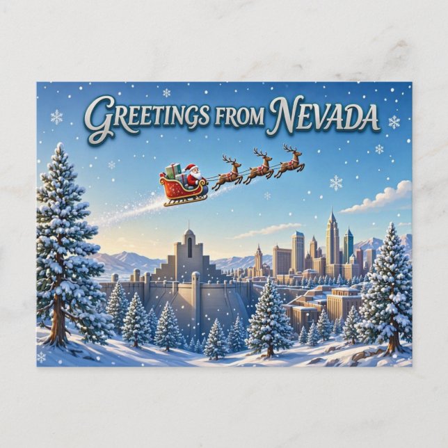 NEVADA Postkarte (Vorderseite)