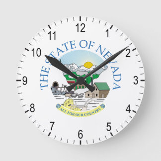 Nevada Runde Wanduhr