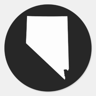 Nevada Runder Aufkleber