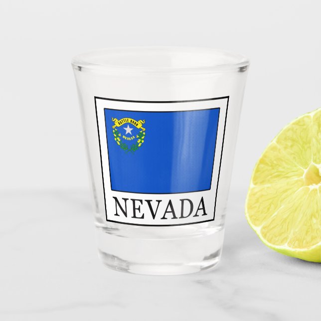 Nevada Schnapsglas (Vorderseite)