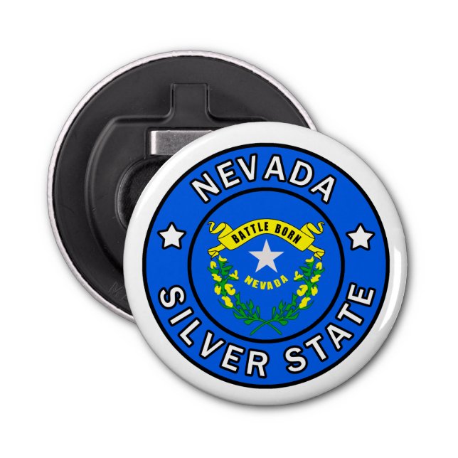 Nevada Silver Staat Flaschenöffner (Vorderseite)