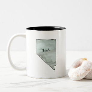 Nevada Staat Illustration Malerei Zweifarbige Tasse