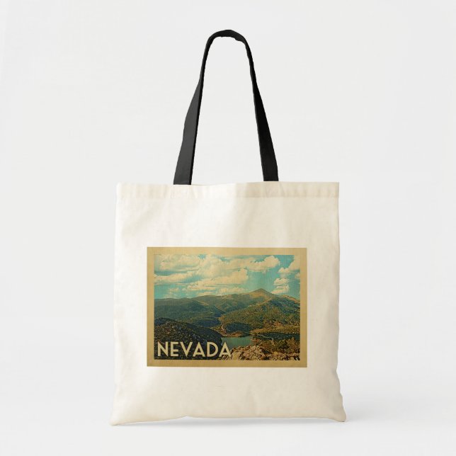 Nevada Staat Vintage Reise Tragetasche (Vorne)