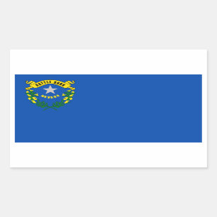 Nevada-Staats-Flagge, Vereinigte Staaten Rechteckiger Aufkleber