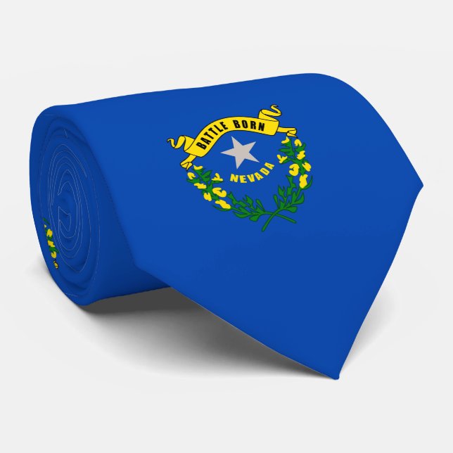 Nevada-Staats-Flaggen-Entwurf Krawatte (Gerollt)