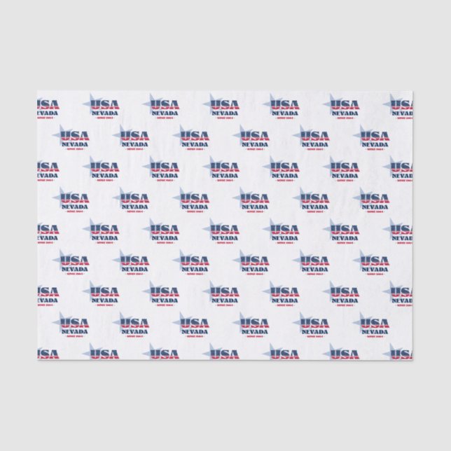 Nevada Staatsstolz Tissue Paper Seidenpapier (Vorderseite)