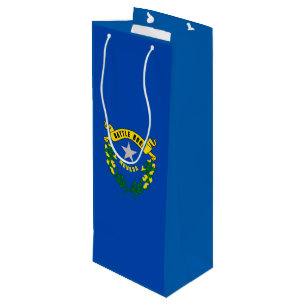 Nevada State Flag Design Geschenktüte Für Weinflaschen
