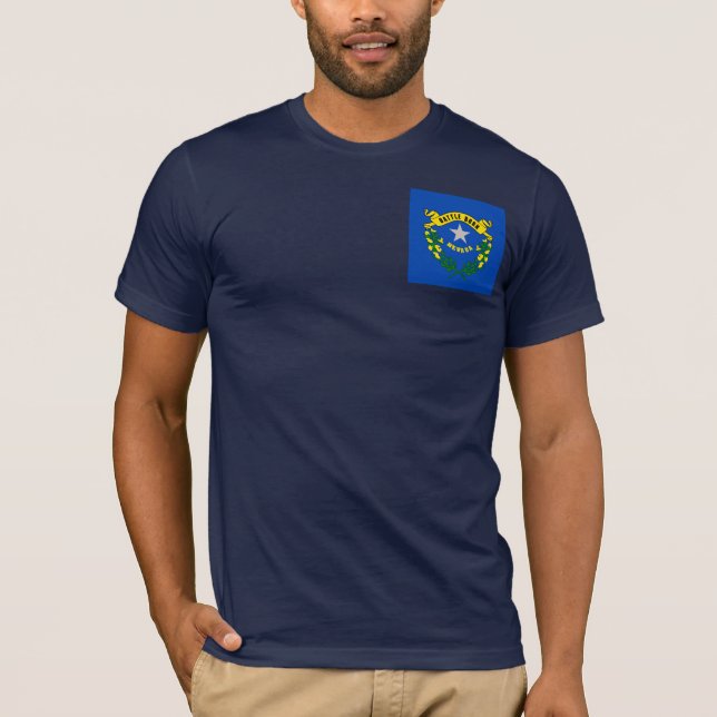 Nevada State Flag Design T-Shirt (Vorderseite)
