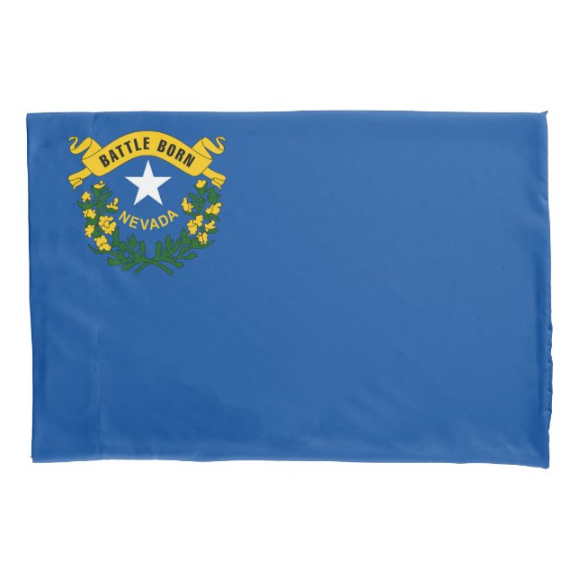 Nevada State Flag Print Patriotc Kissenbezug (Vorderseite)