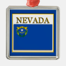 Nevada State Flag Weihnachtsschmuck