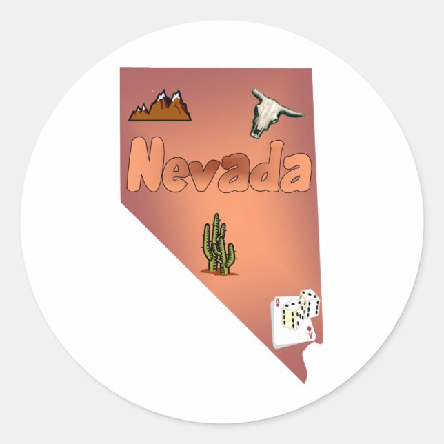 Nevada Sticker (Vorderseite)