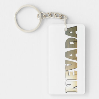 Nevada Text oder Typografie Schlüsselanhänger
