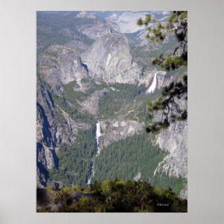 Nevada und Vernal Falls (Poster) Poster