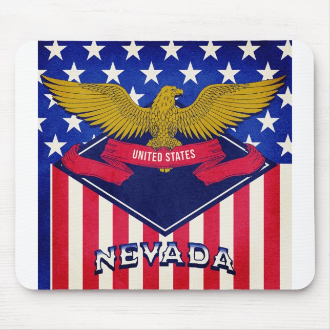 Nevada USA Flag Mousepad (Vorne)