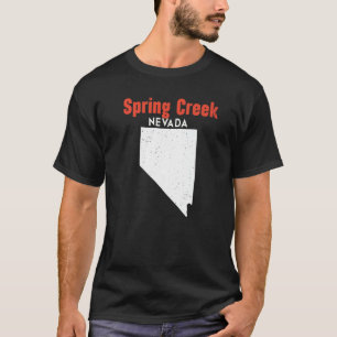 Nevada Usa Staat America Travel Nevadan Spring Cen T-Shirt