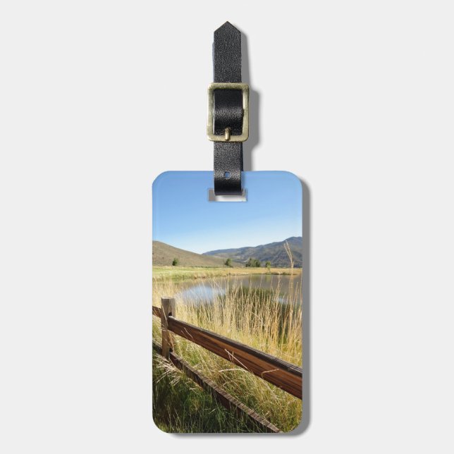 Nevada-Wildnis-personalisierter Gepäck-Umbau Gepäckanhänger (Vorderseite vertikal)