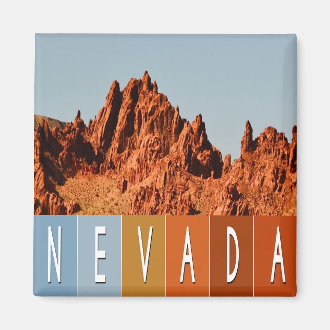 Nevada Wüste Magnet (Vorne)