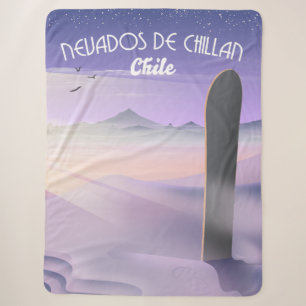 Nevados de Chillan, Chile Snowboarder Poster. Sherpadecke