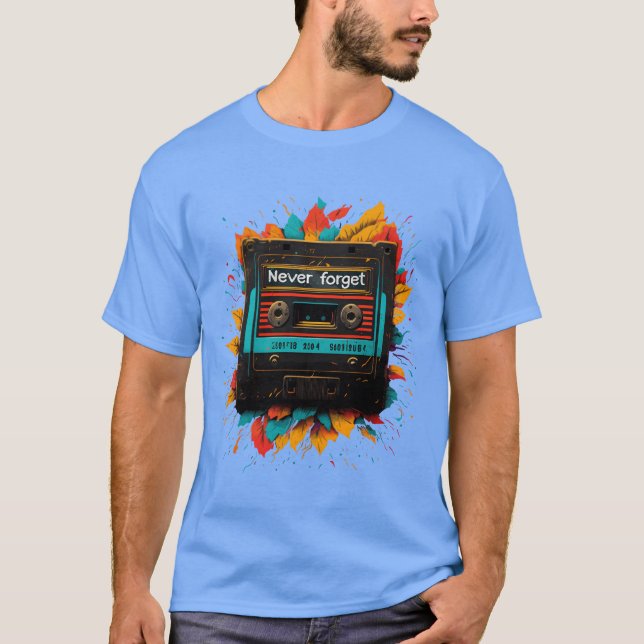 Never forget 90s gift boy T-Shirt (Vorderseite)