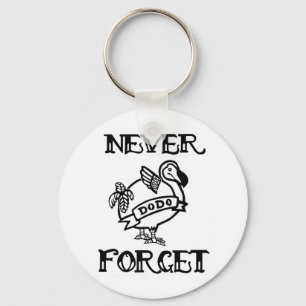 Never Forget- Dodo Schlüsselanhänger
