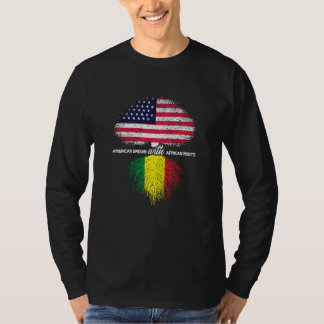 Never Forget Your Roots Black Roots Black History  T-Shirt