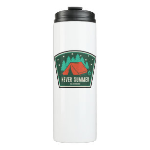 Never Summer Wilderness Colorado Camping Thermosbecher
