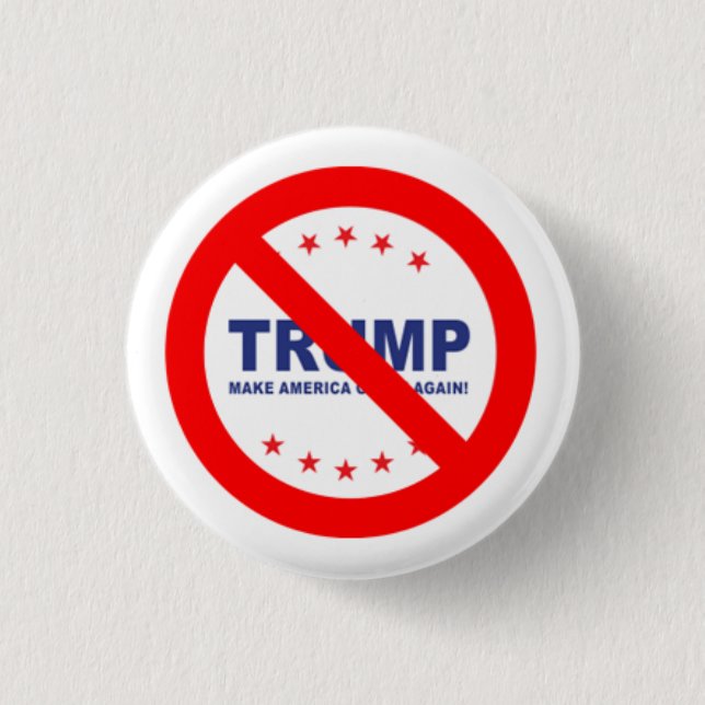 Never Trump Button (Vorderseite)