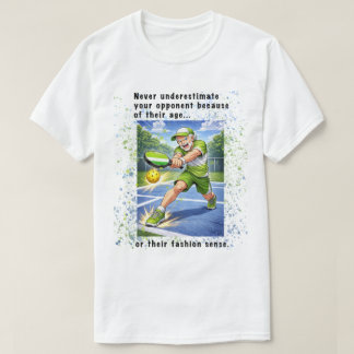 Never Underestimate Your Opponent Pickleball T-Shirt