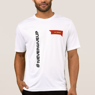 #nevergiveup neues Logo Runner-Team T-Shirt