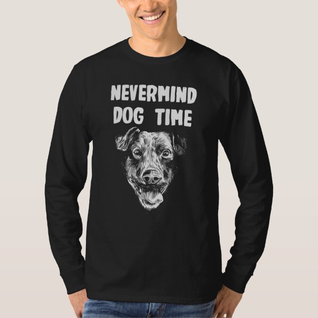 Nevermind Dog Time T-Shirt (Vorderseite)