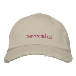 Nevermind Vater Cap Bestickte Baseballkappe