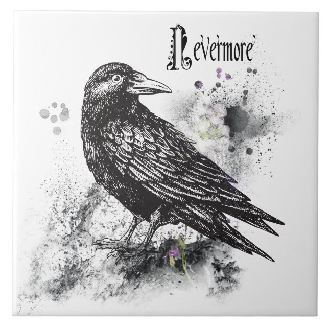 Nevermore (6" X 6") Keramik Foto Tile Fliese (Vorderseite)