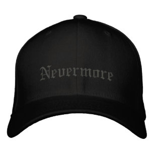 Nevermore bestickt - personalisieren bestickte baseballkappe