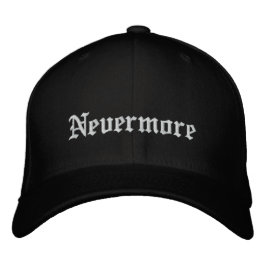 Nevermore bestickt - personalisieren bestickte baseballkappe