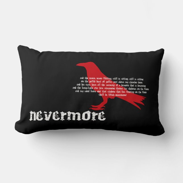 Nevermore Lendenkissen (Vorderseite)
