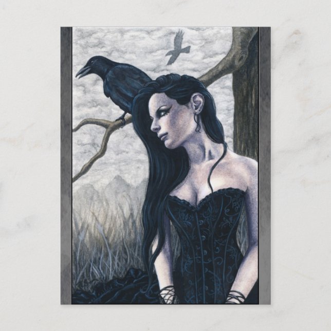 Nevermore Postkarte (Vorderseite)