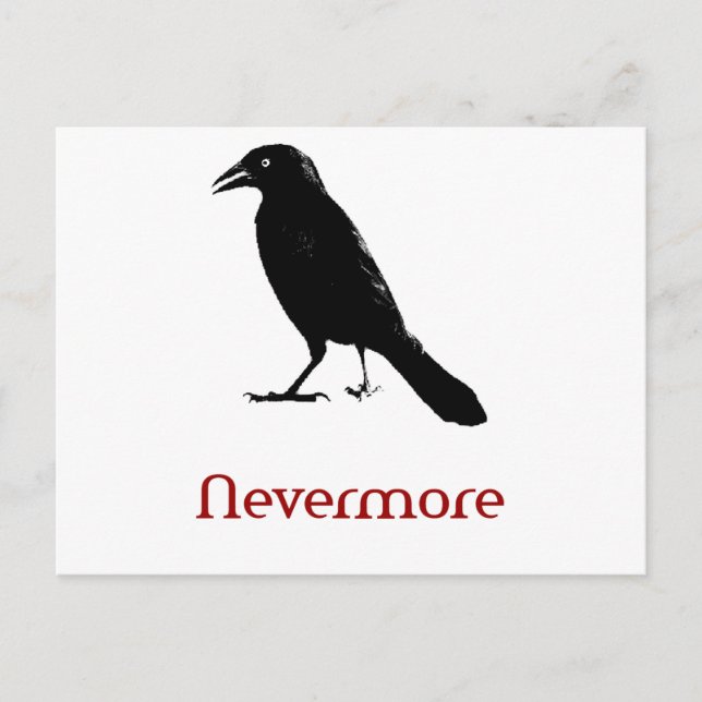 Nevermore Postkarte (Vorderseite)