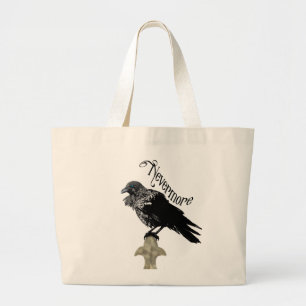 Nevermore Raven Jumbo Stoffbeutel