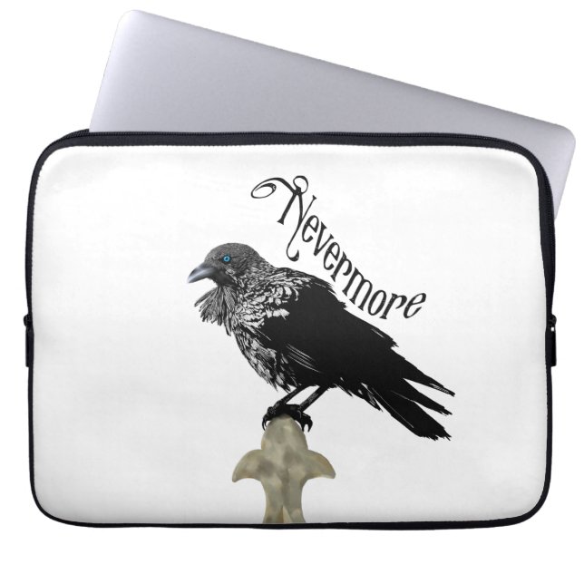 Nevermore Raven Laptopschutzhülle (Vorderseite)
